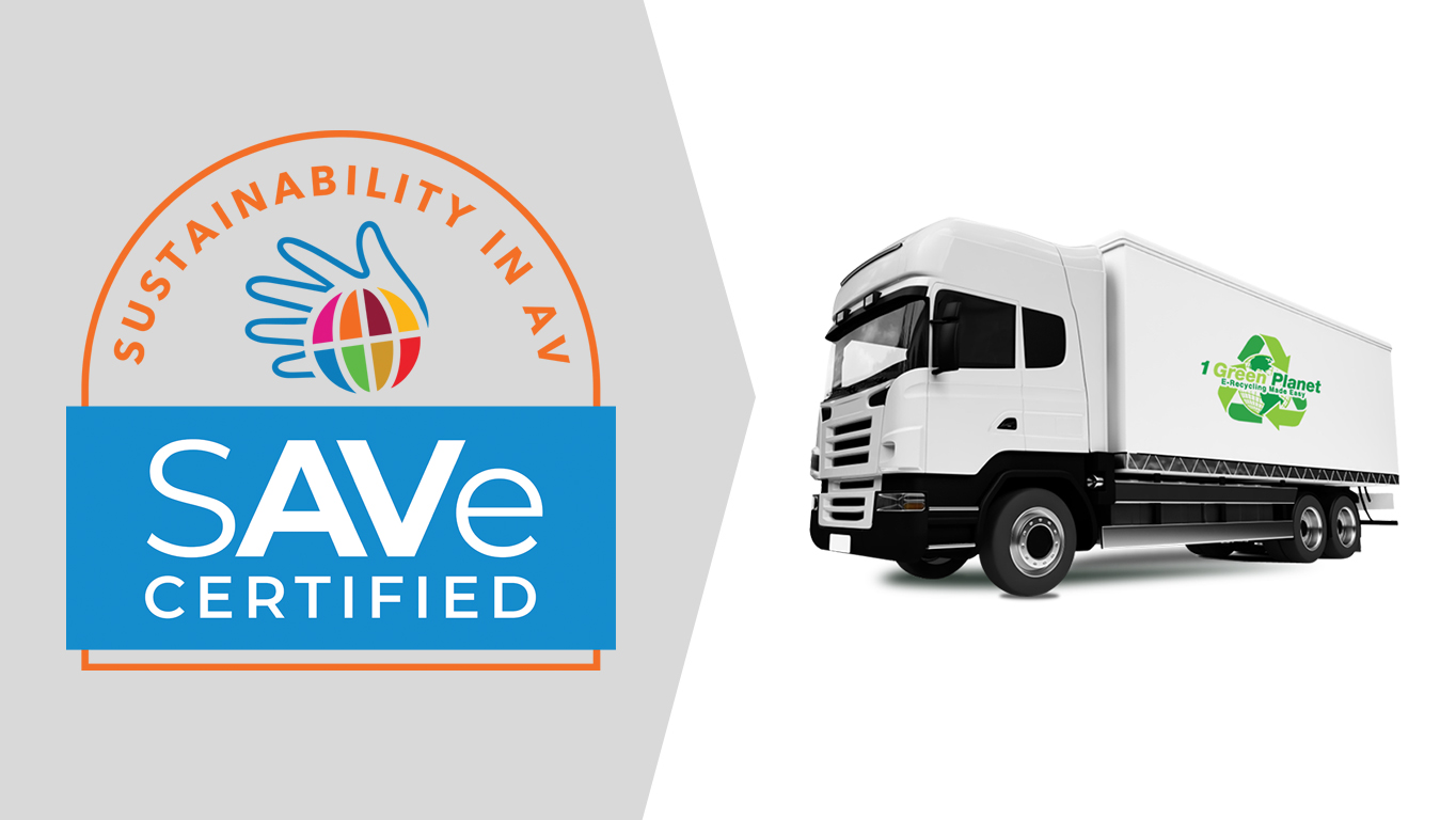 1 Green Planet Electronic Recycling Company Gets SAVe Certified